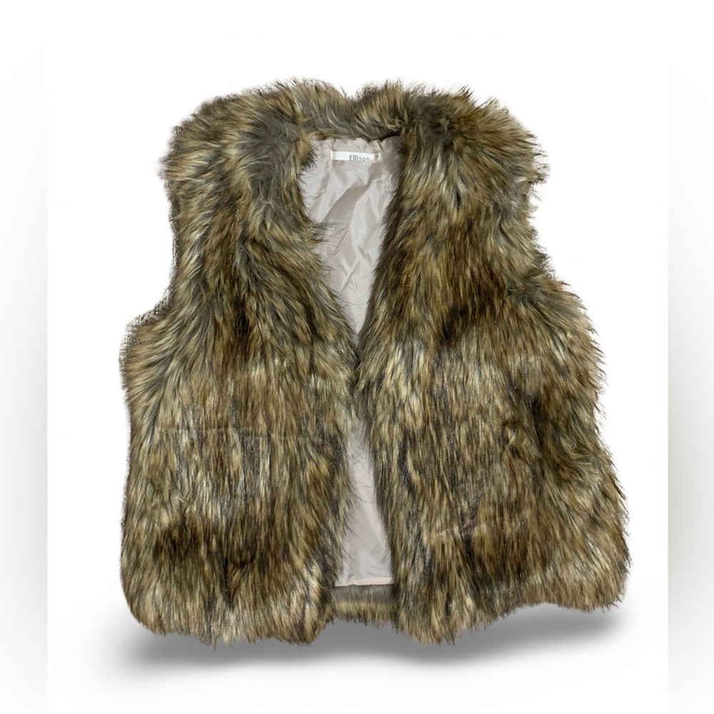 Fur Vest Size M